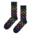 calze happy socks SWIRL SOCK BLACK