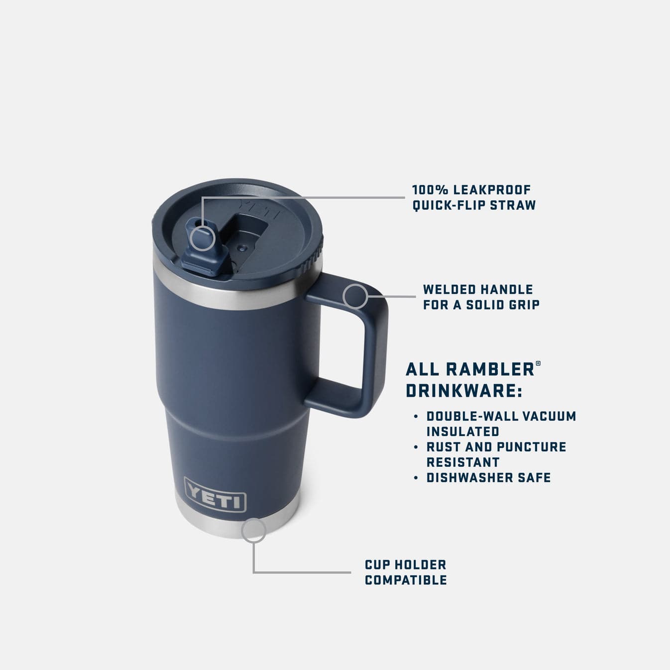 yeti accessori Rambler 20 Oz Travel Str Mug