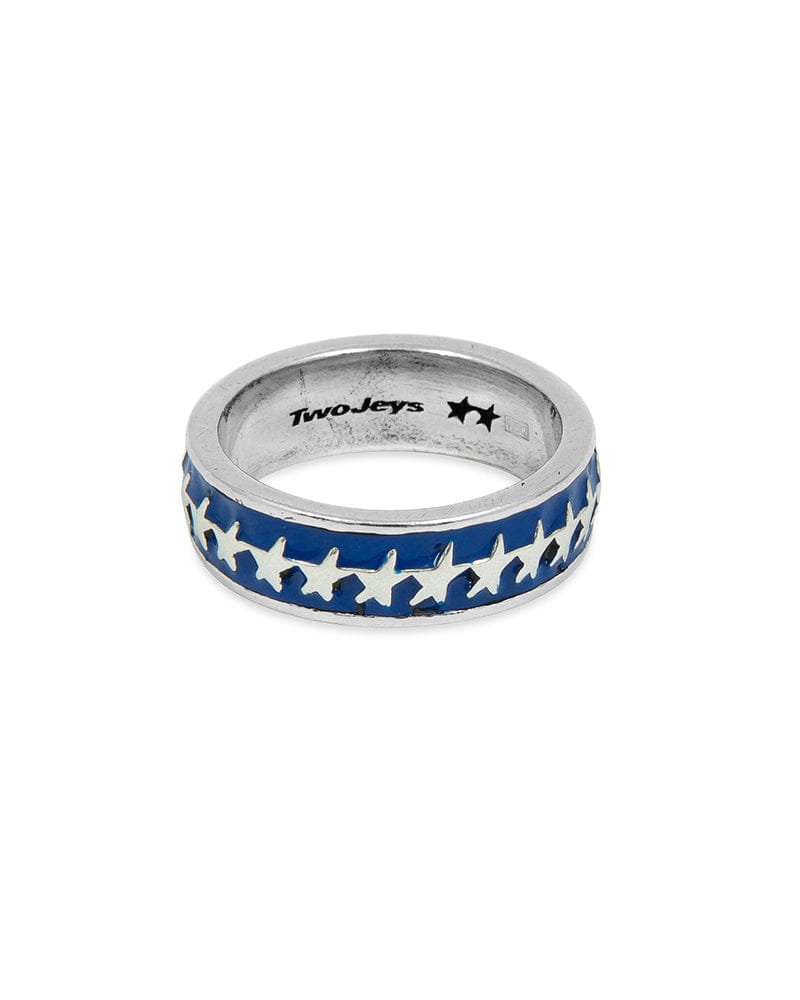 two jeys anelli All Round Icon Ring Blue