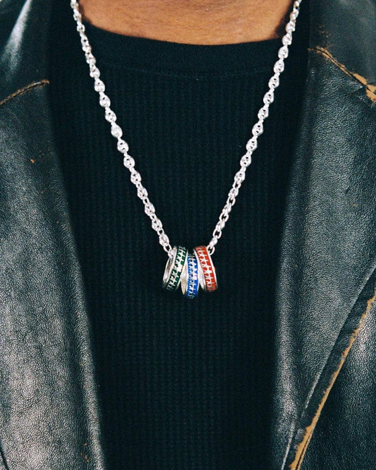 two jeys All Round Icon Ring Green foto 5