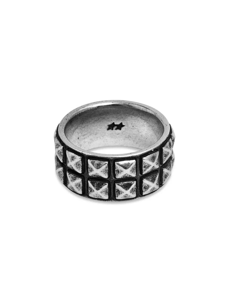 two jeys anelli Double Studded Ring