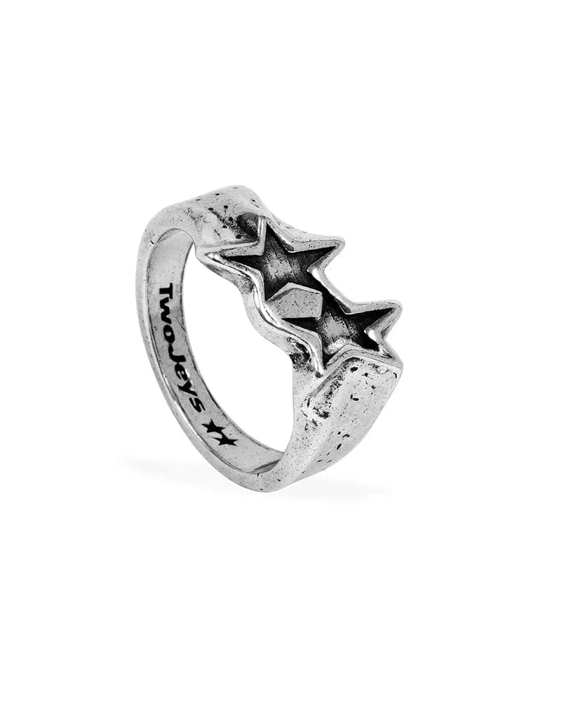 two jeys anelli Tilled Icon Ring