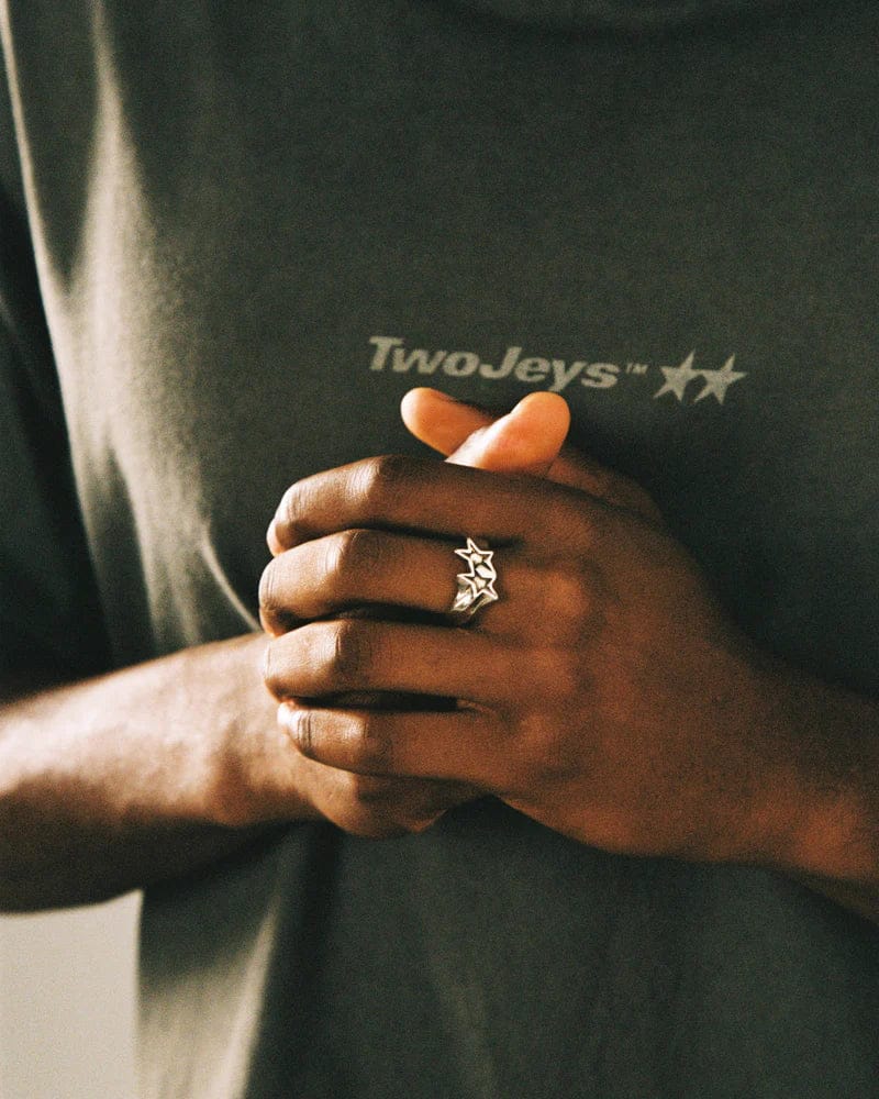 two jeys anelli Tilted Icon Ring
