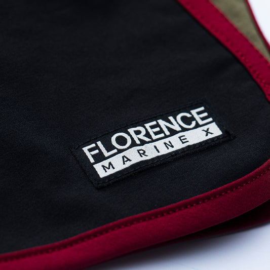 florence marine x BLOCK BOARDSHORT - BLACK BURNT OLIVE foto 5