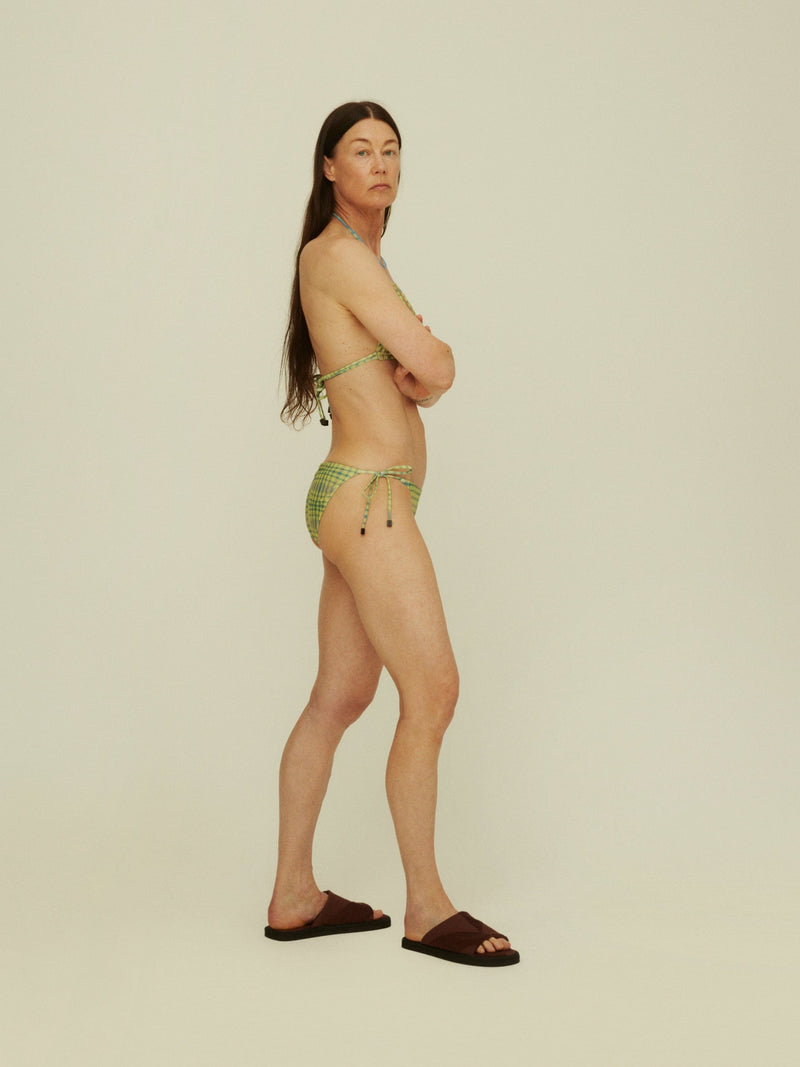 oas boardshorts e costumi GREEN PAINTED AZZURA BIKINI BOTTOM