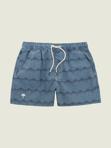 boardshorts e costumi oas INDIGO FRAME SWIM SHORTS