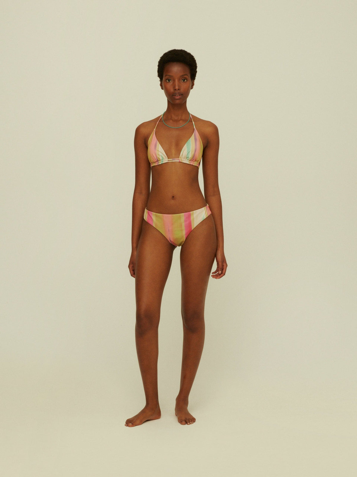 oas boardshorts e costumi SUNSET POP AZZURA BIKINI TOP