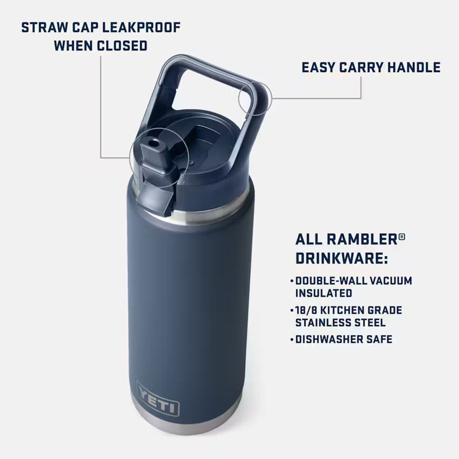 yeti borracce Rambler 26 Oz C Straw Bottle