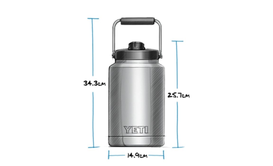 yeti borracce Rambler Half Gallon Jug Navy