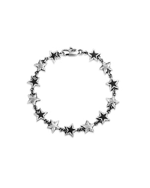Bracciale a stelle smaltate nere