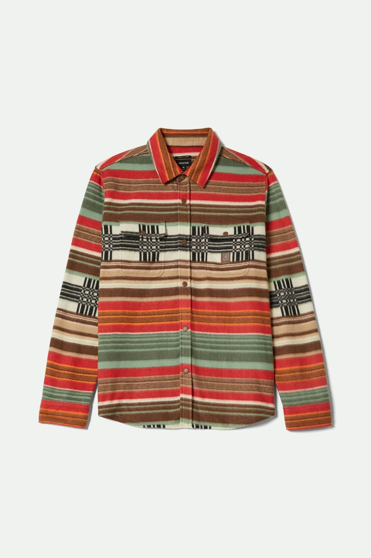 brixton Bowery L S Arctic Stretch Fleece