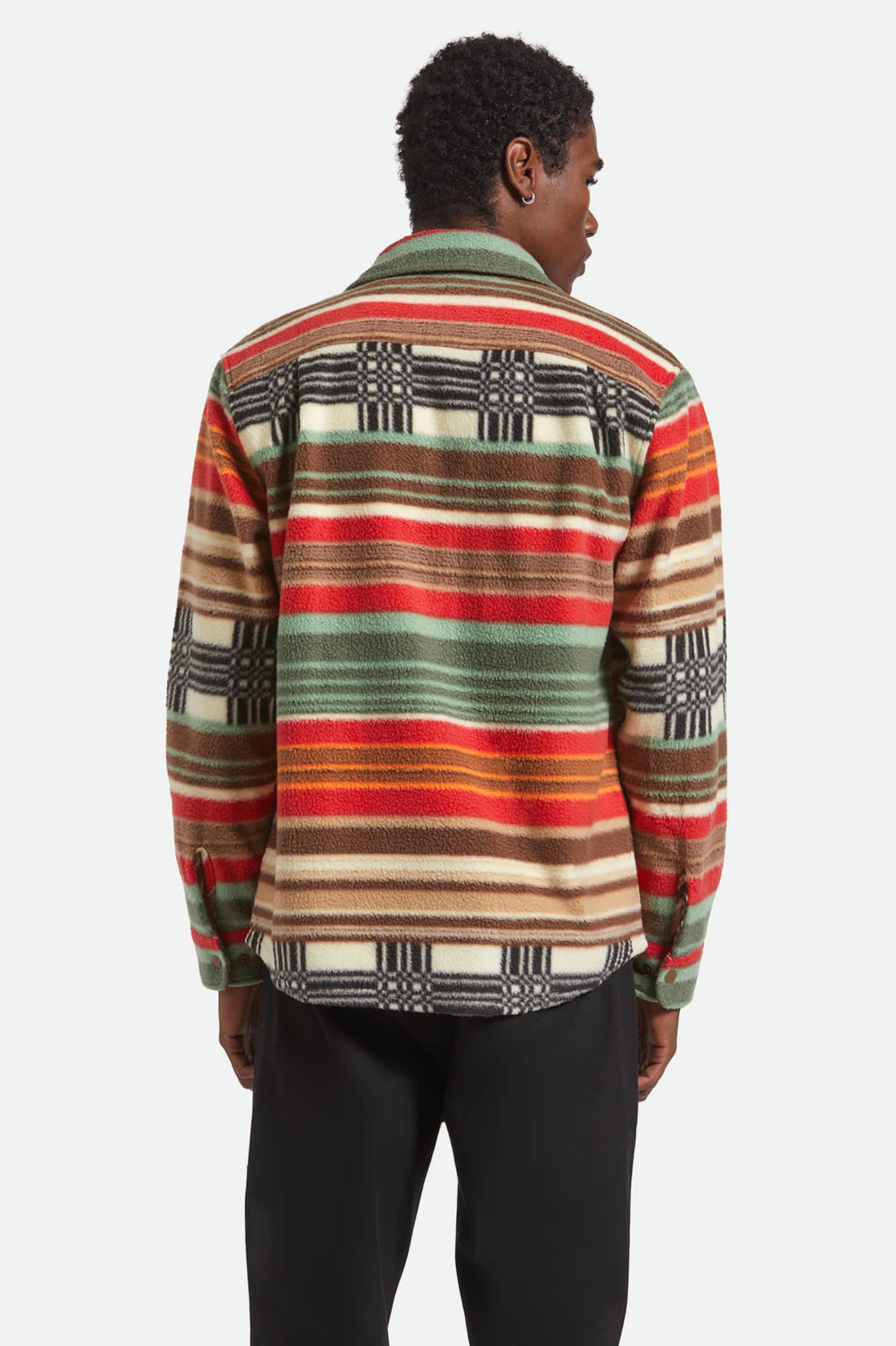 brixton Bowery L S Arctic Stretch Fleece