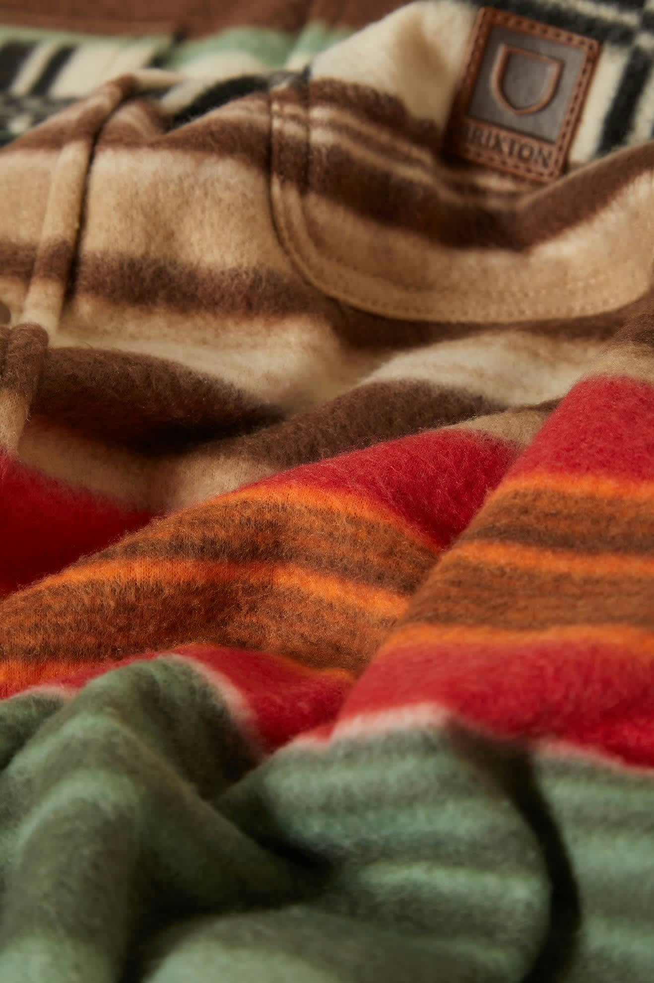 brixton Bowery L S Arctic Stretch Fleece