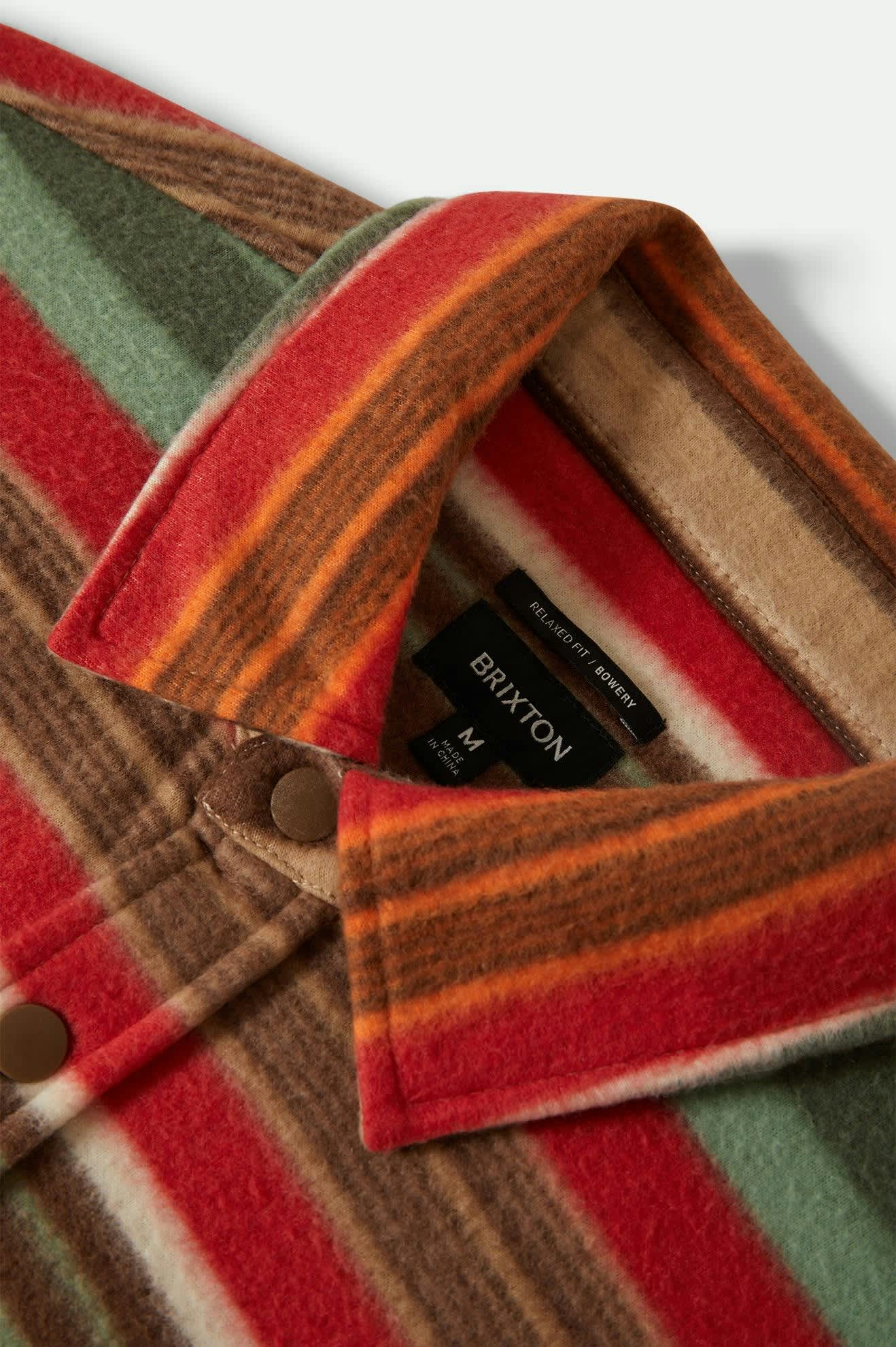 brixton Bowery L S Arctic Stretch Fleece