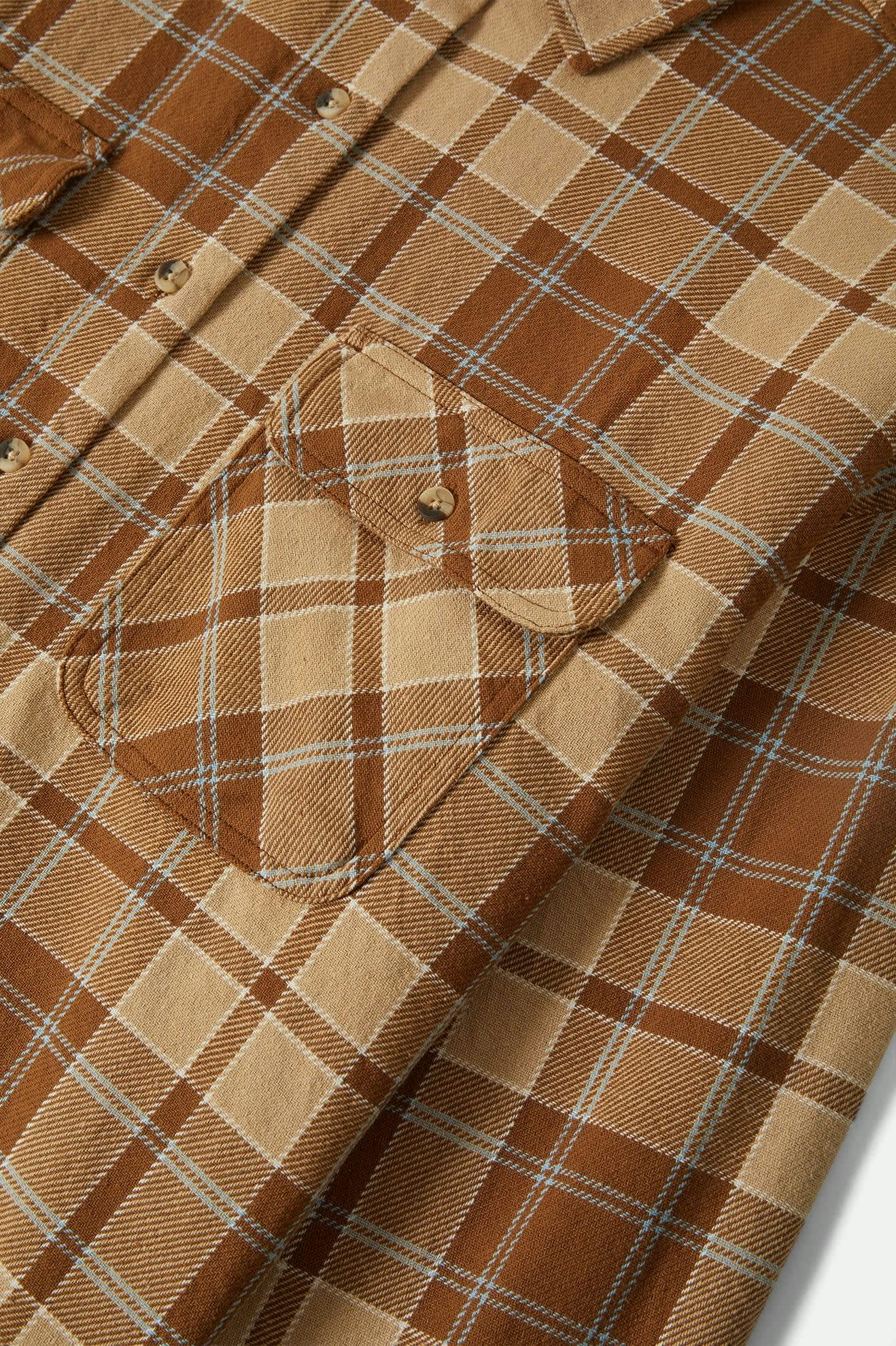 brixton Bowery Vintage L S Overshirt