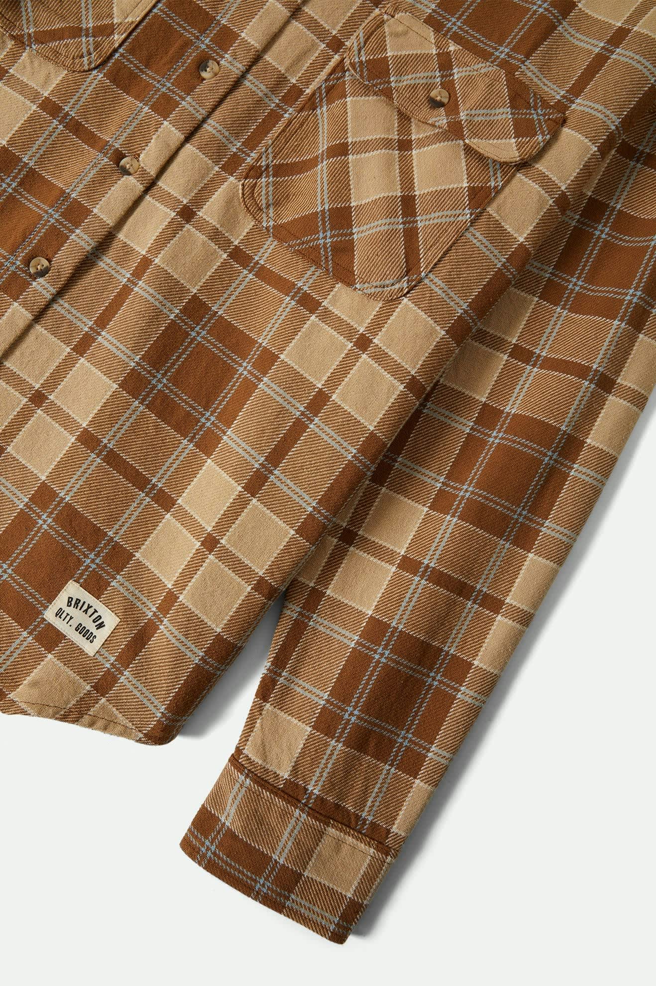 brixton Bowery Vintage L S Overshirt