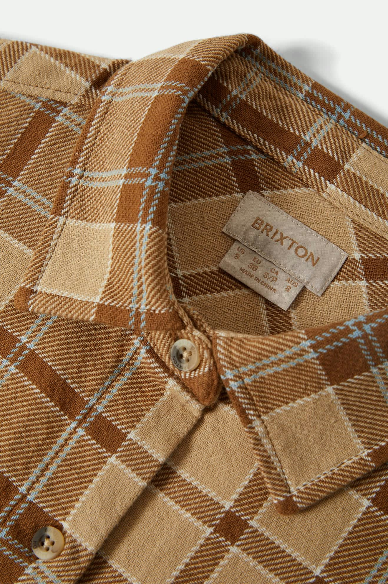brixton Bowery Vintage L S Overshirt