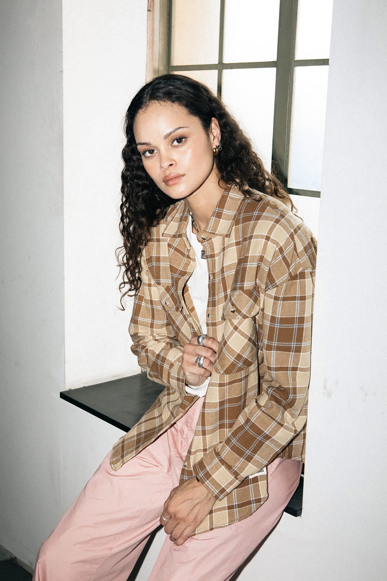 brixton Bowery Vintage L S Overshirt