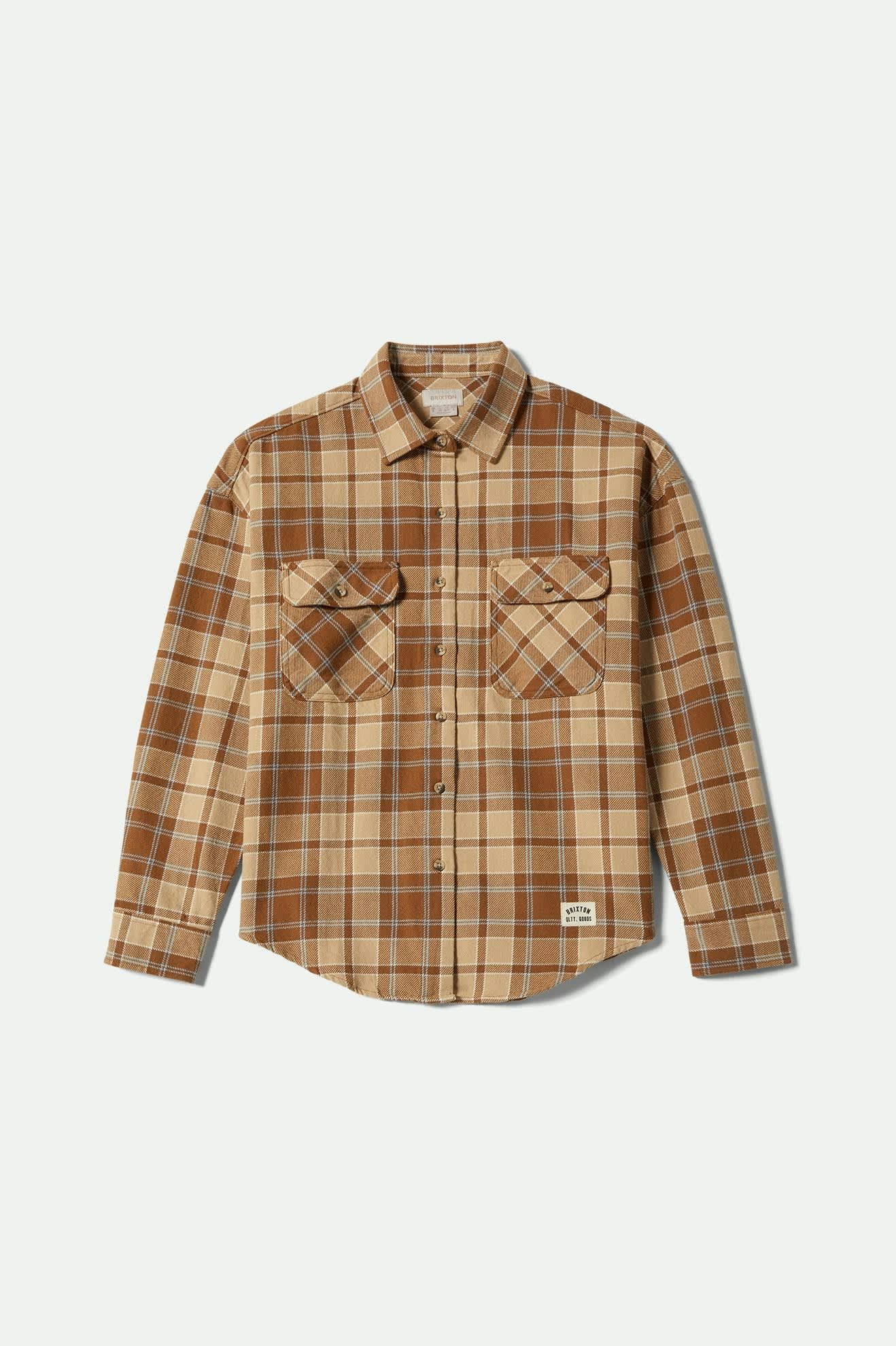 brixton Bowery Vintage L S Overshirt