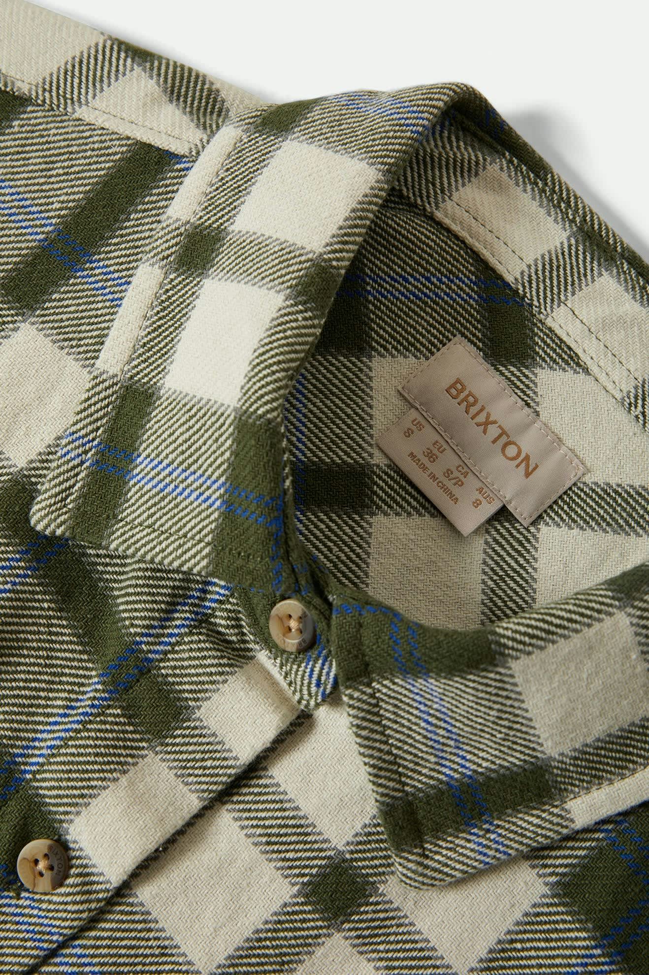brixton Bowery Vintage L S Overshirt