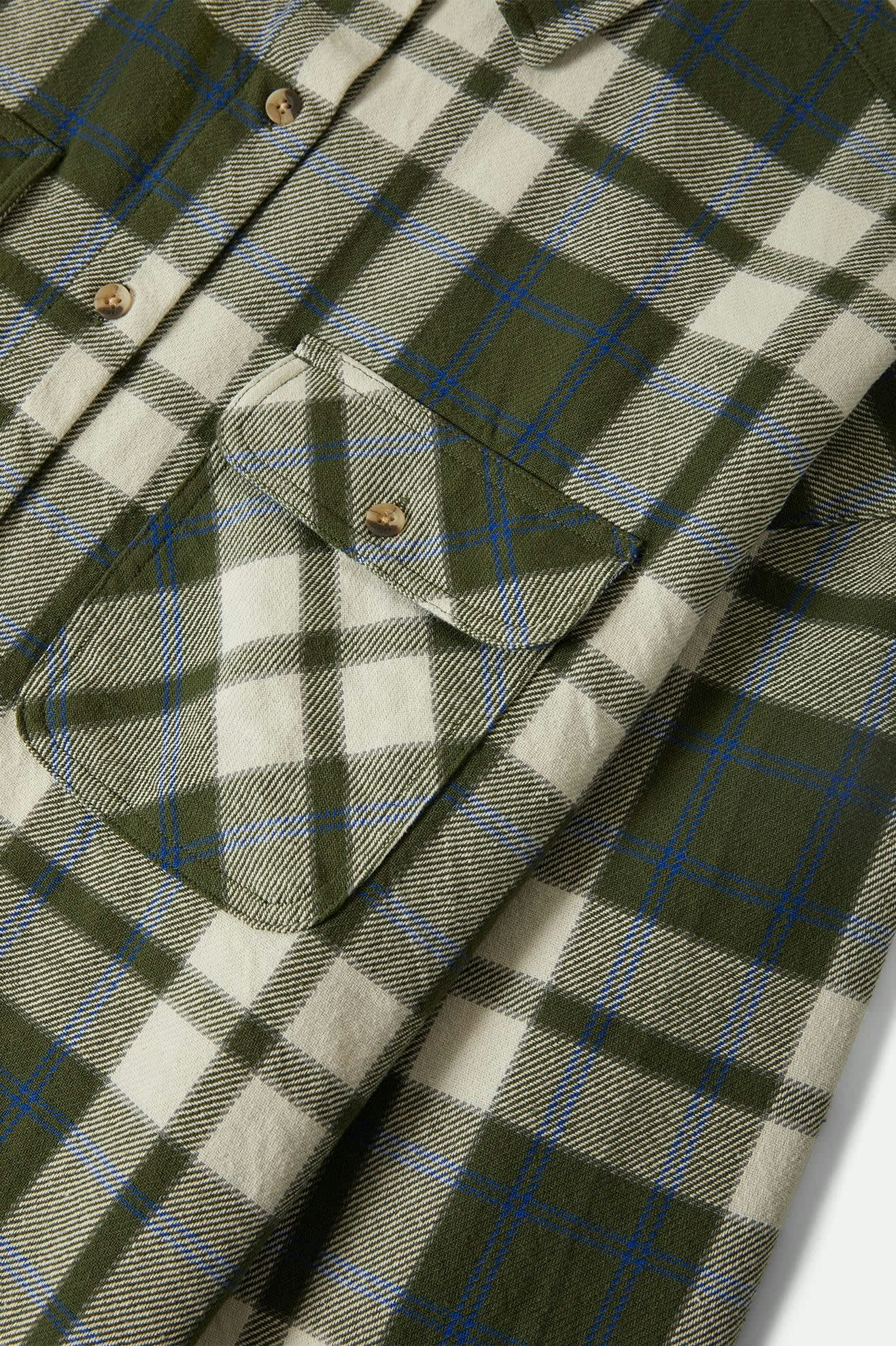brixton Bowery Vintage L S Overshirt