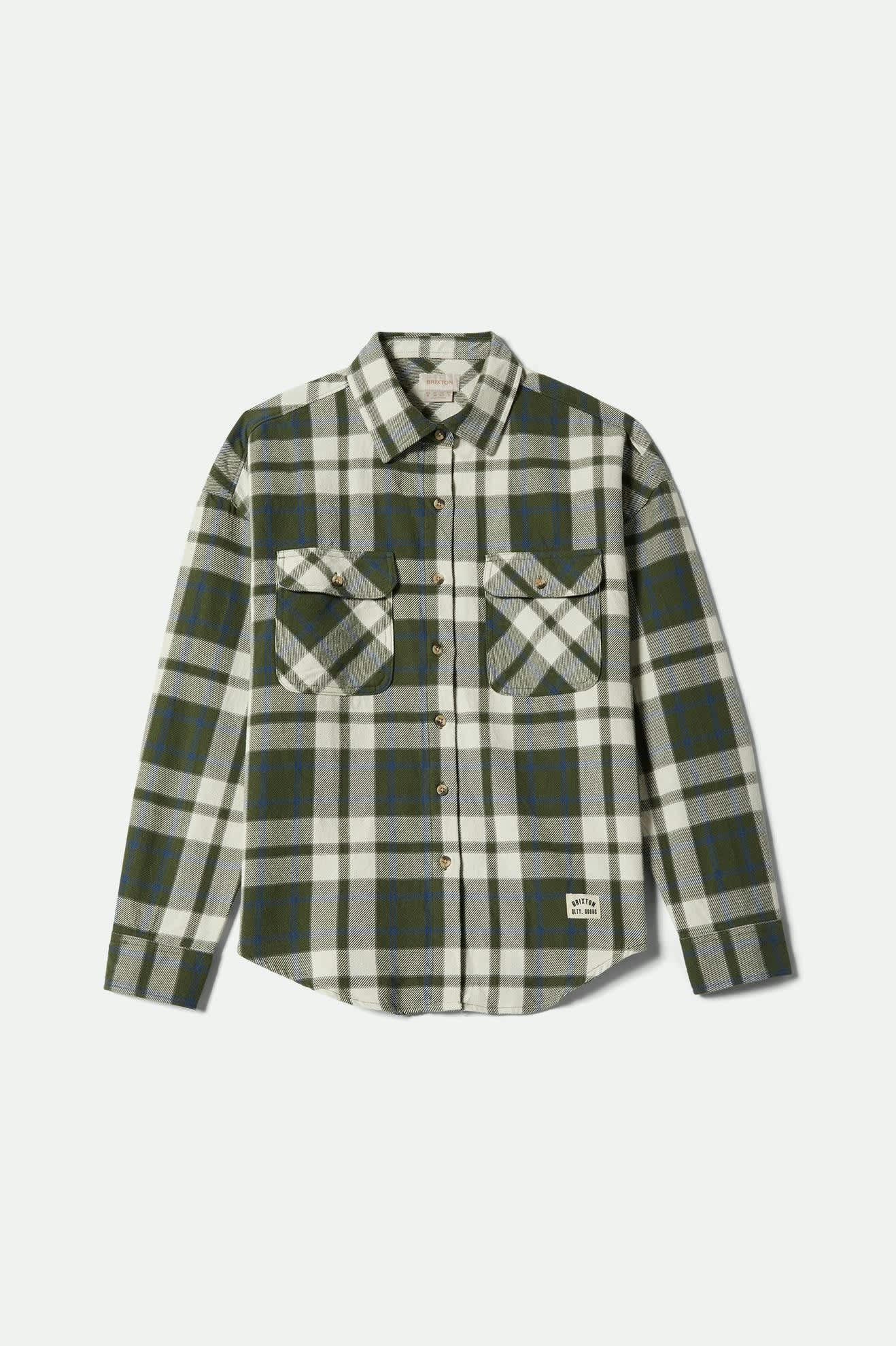 brixton Bowery Vintage L S Overshirt