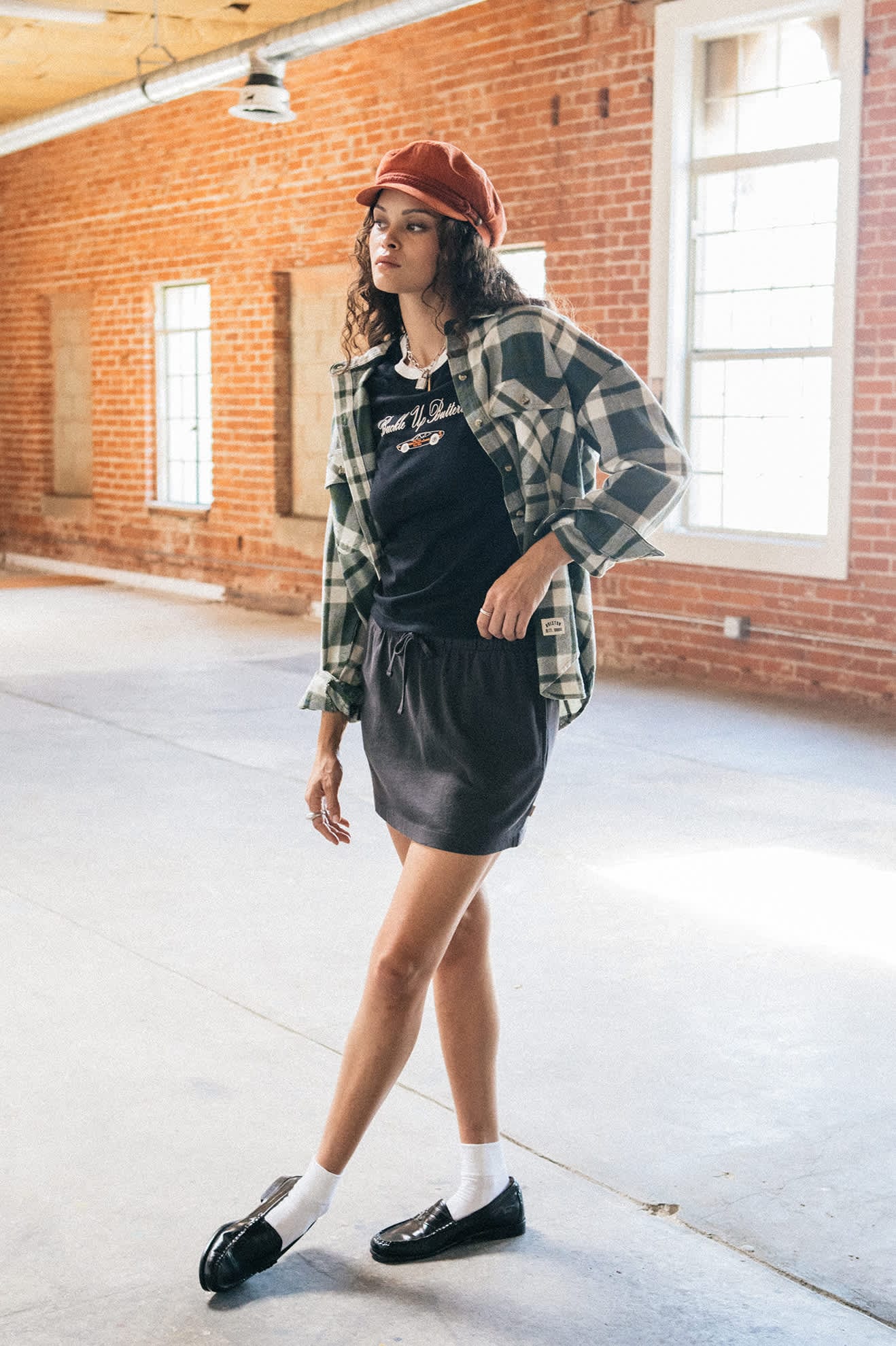 brixton Bowery Vintage L S Overshirt