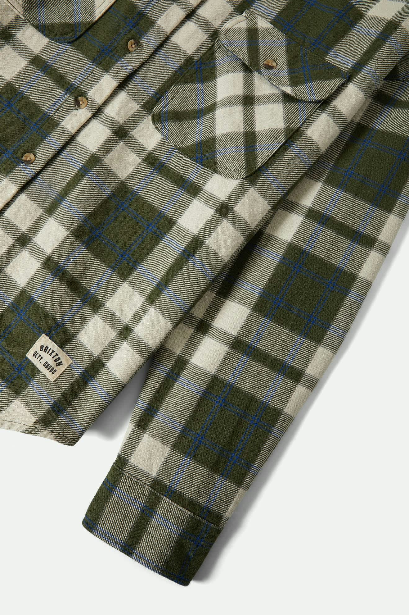 brixton Bowery Vintage L S Overshirt