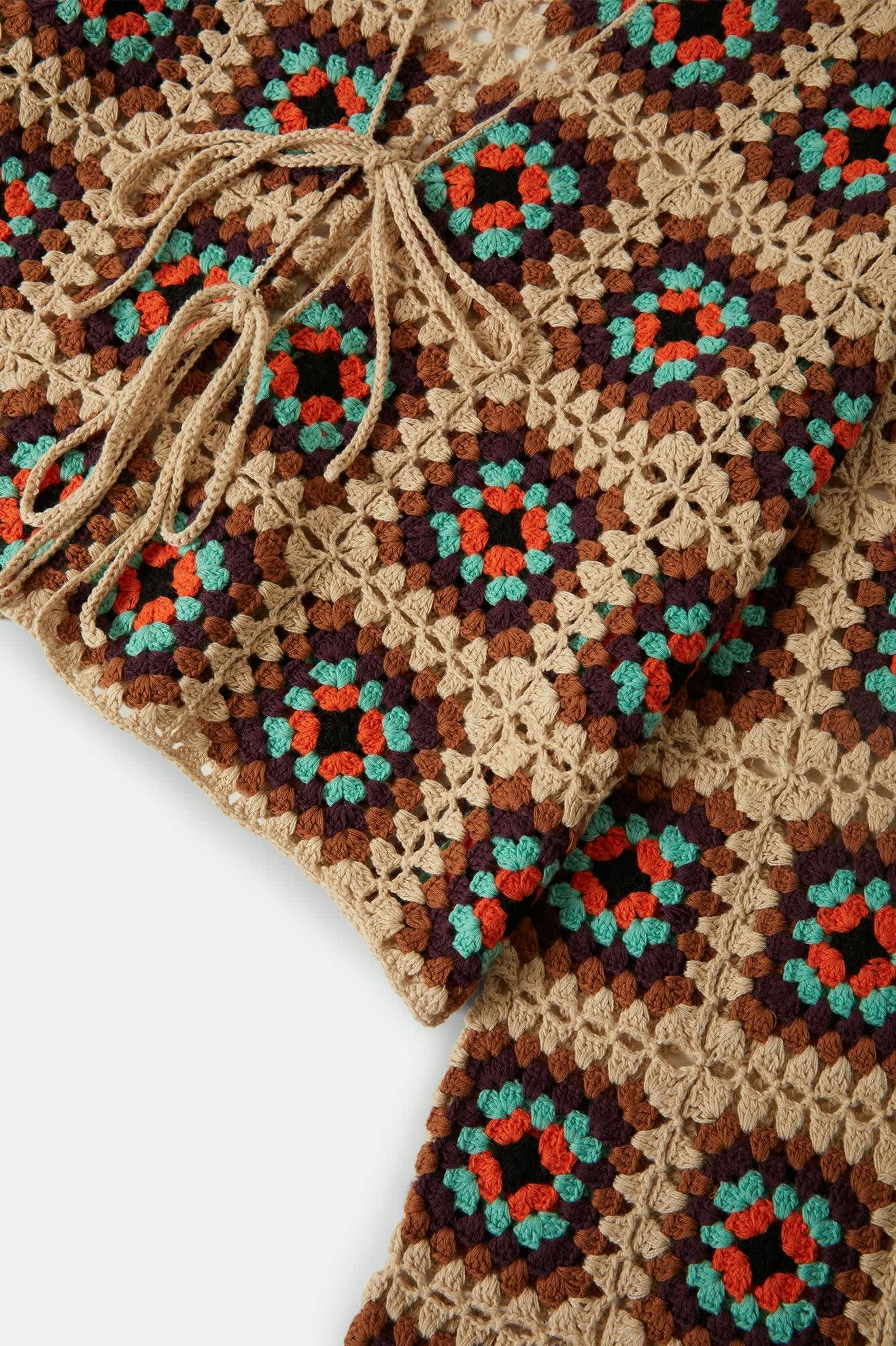 brixton Crochet Knit Kimono