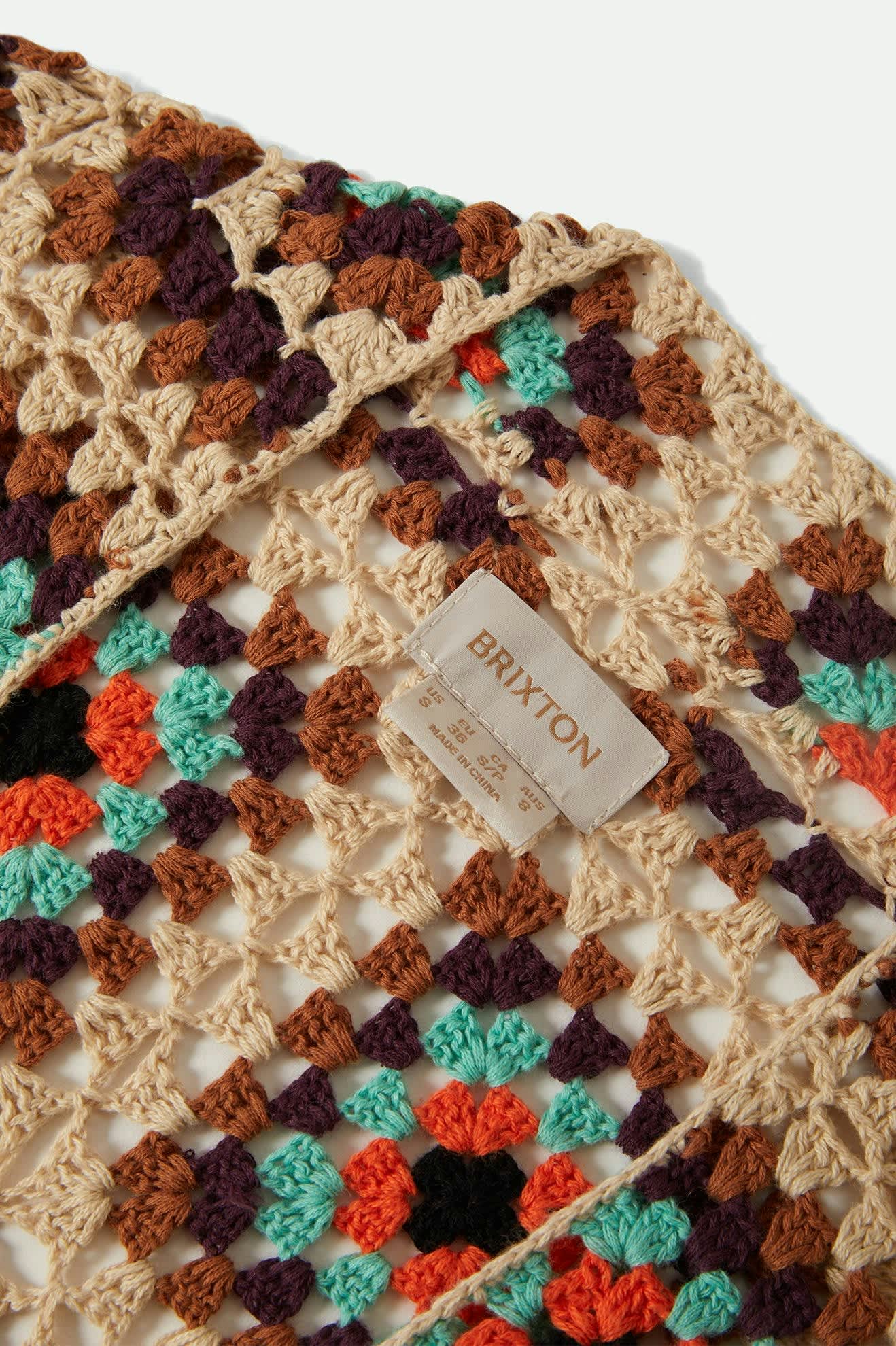 brixton Crochet Knit Kimono