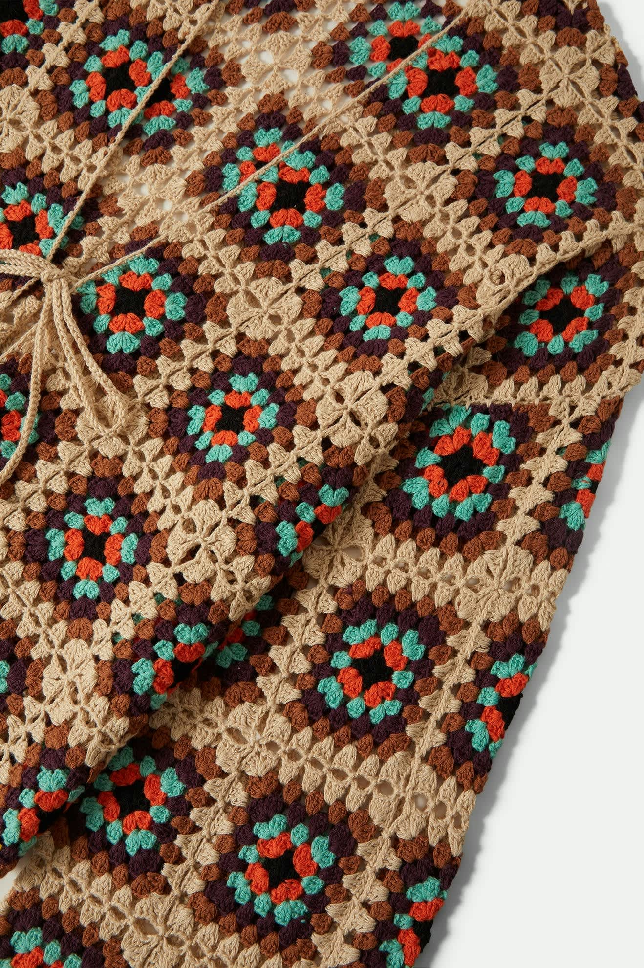 brixton Crochet Knit Kimono