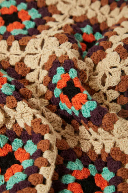 brixton Crochet Knit Kimono foto 9