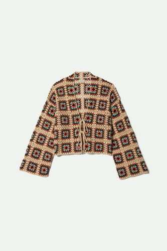 giacche brixton CROCHET KNIT KIMONO