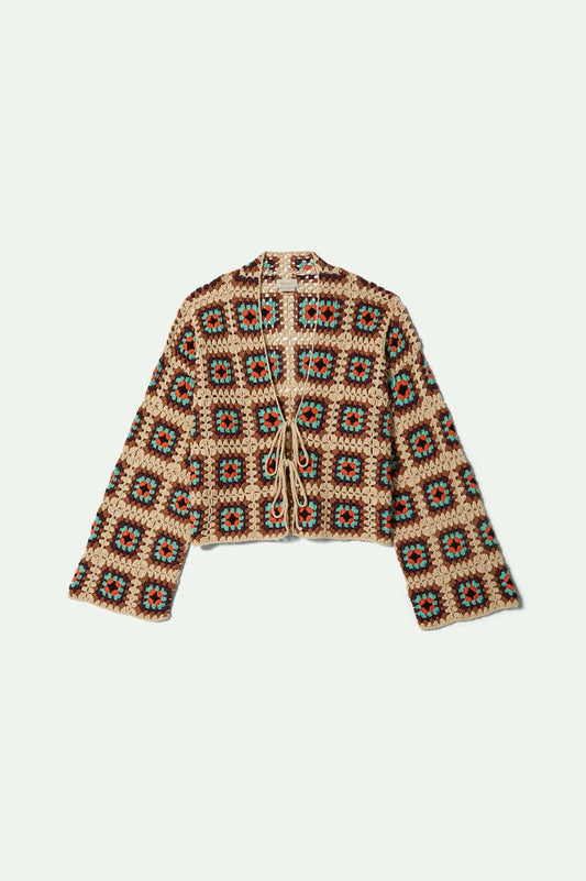 brixton Crochet Knit Kimono foto 1