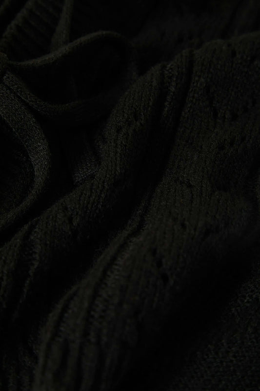 brixton Cropped Pointelle Tie Cardigan foto 8