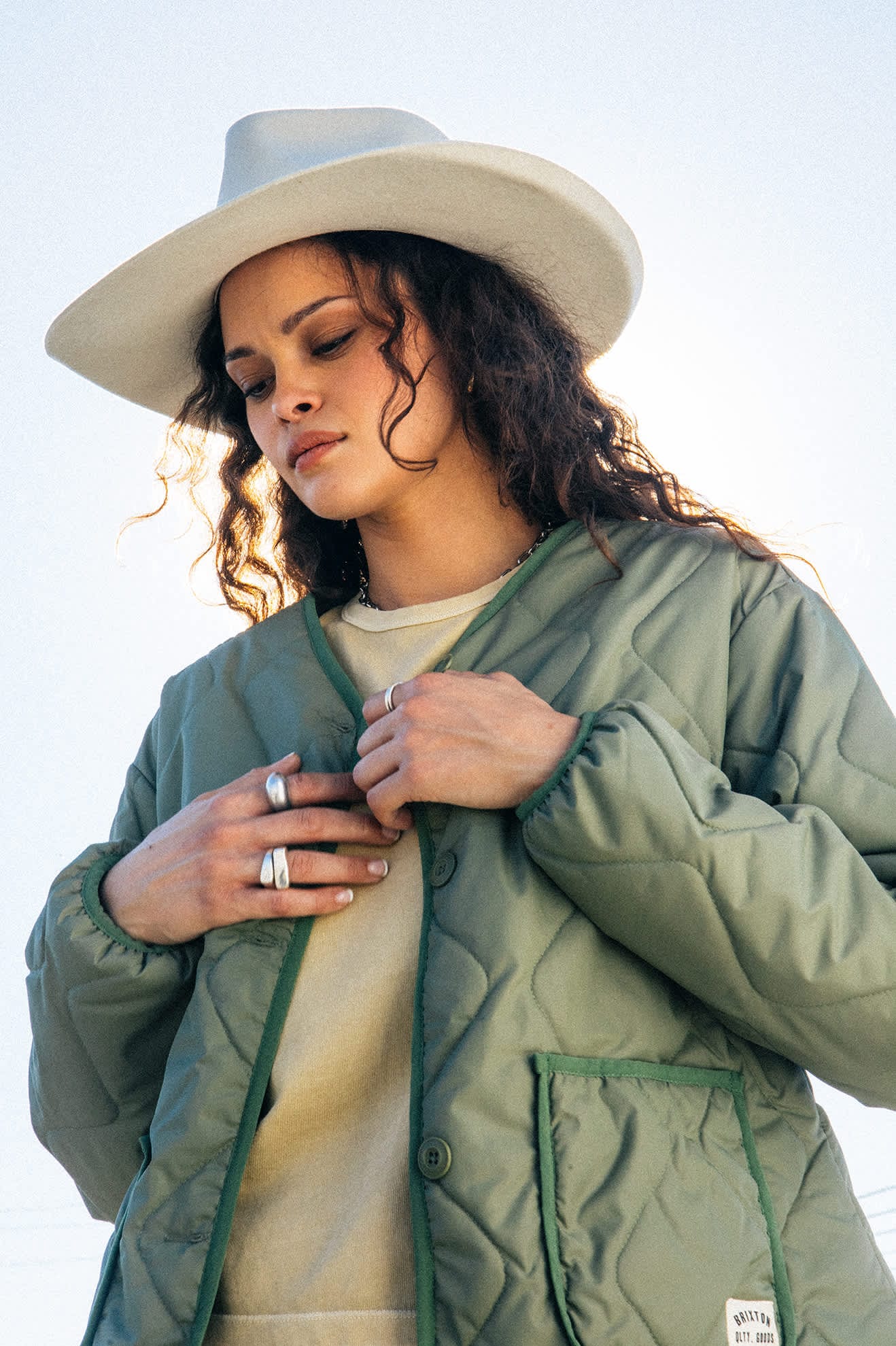 brixton Delilah Quilted Jacket