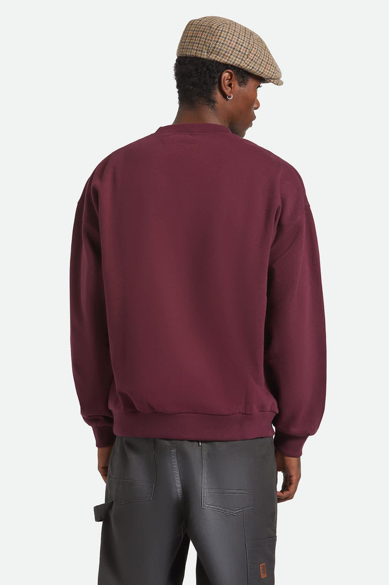 brixton Embroidered Heavy Weight Crew