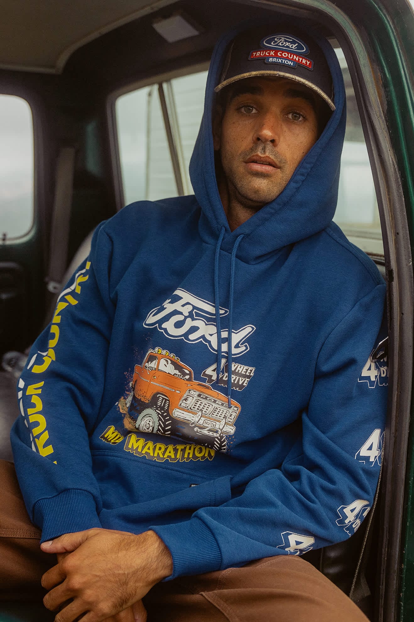 brixton Ford Mud Marathon Fleece Hoodie