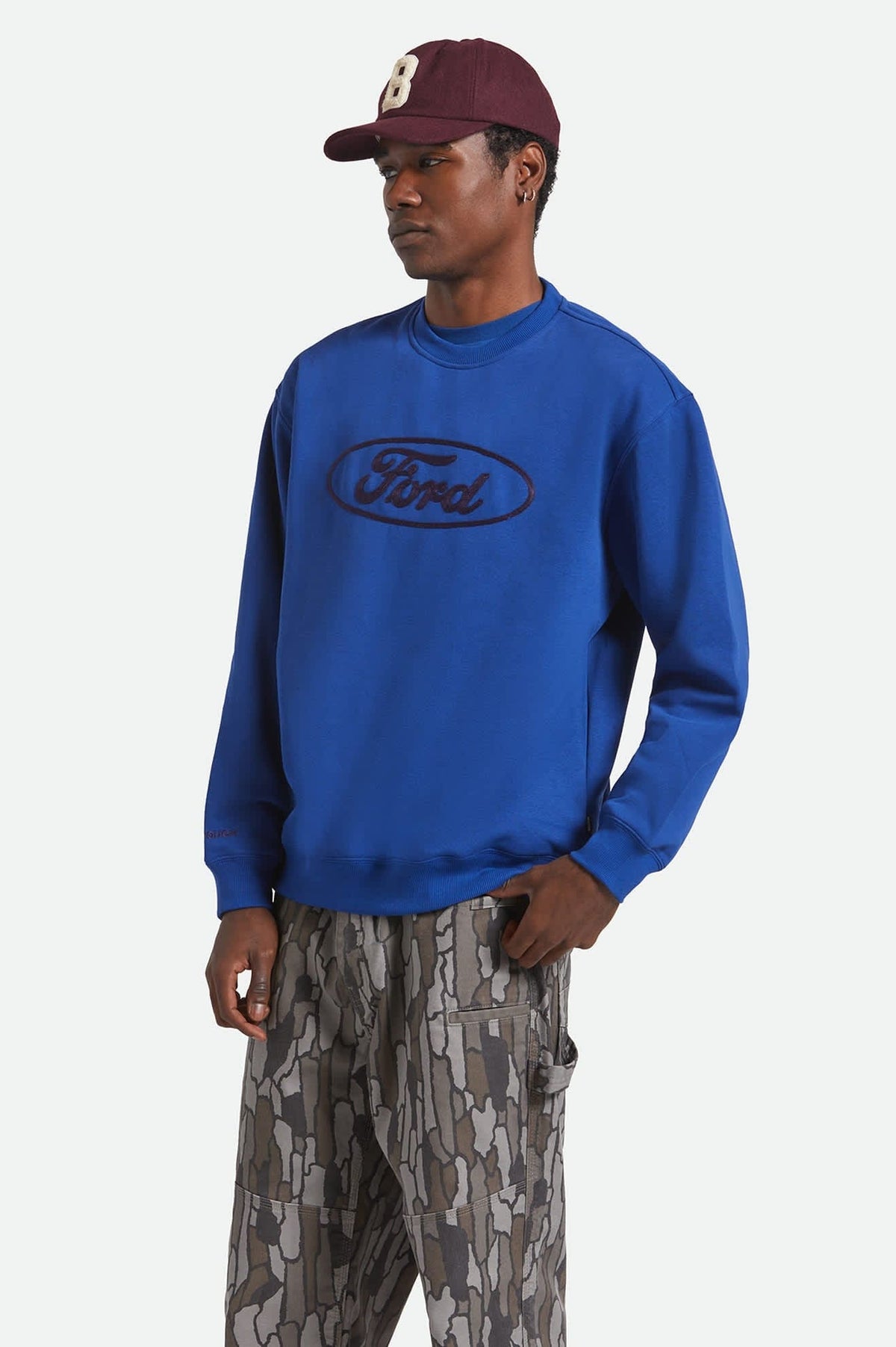 brixton Ford Number One Fleece Crew