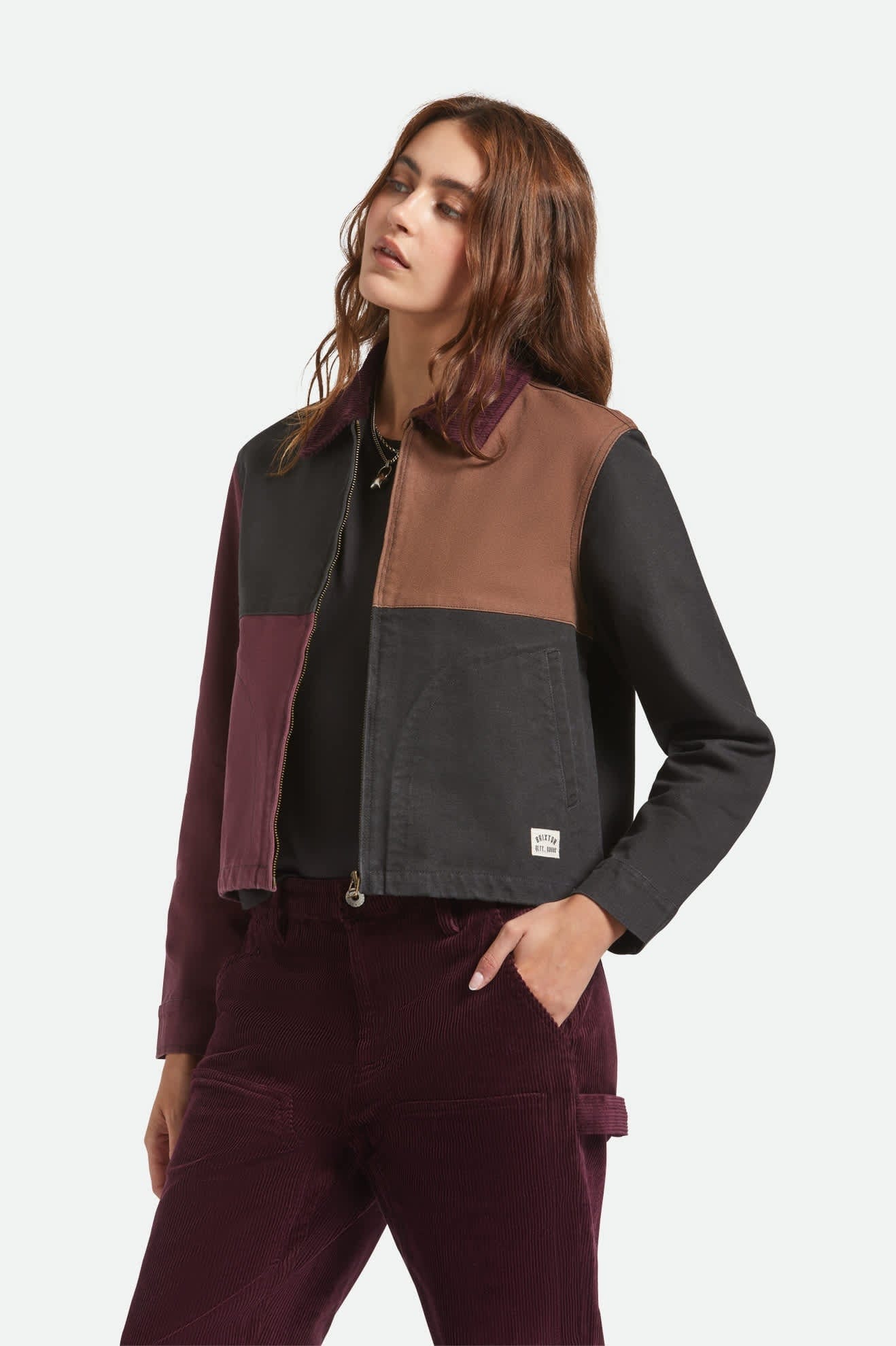 brixton Mechanics W Garage Zip Jacket