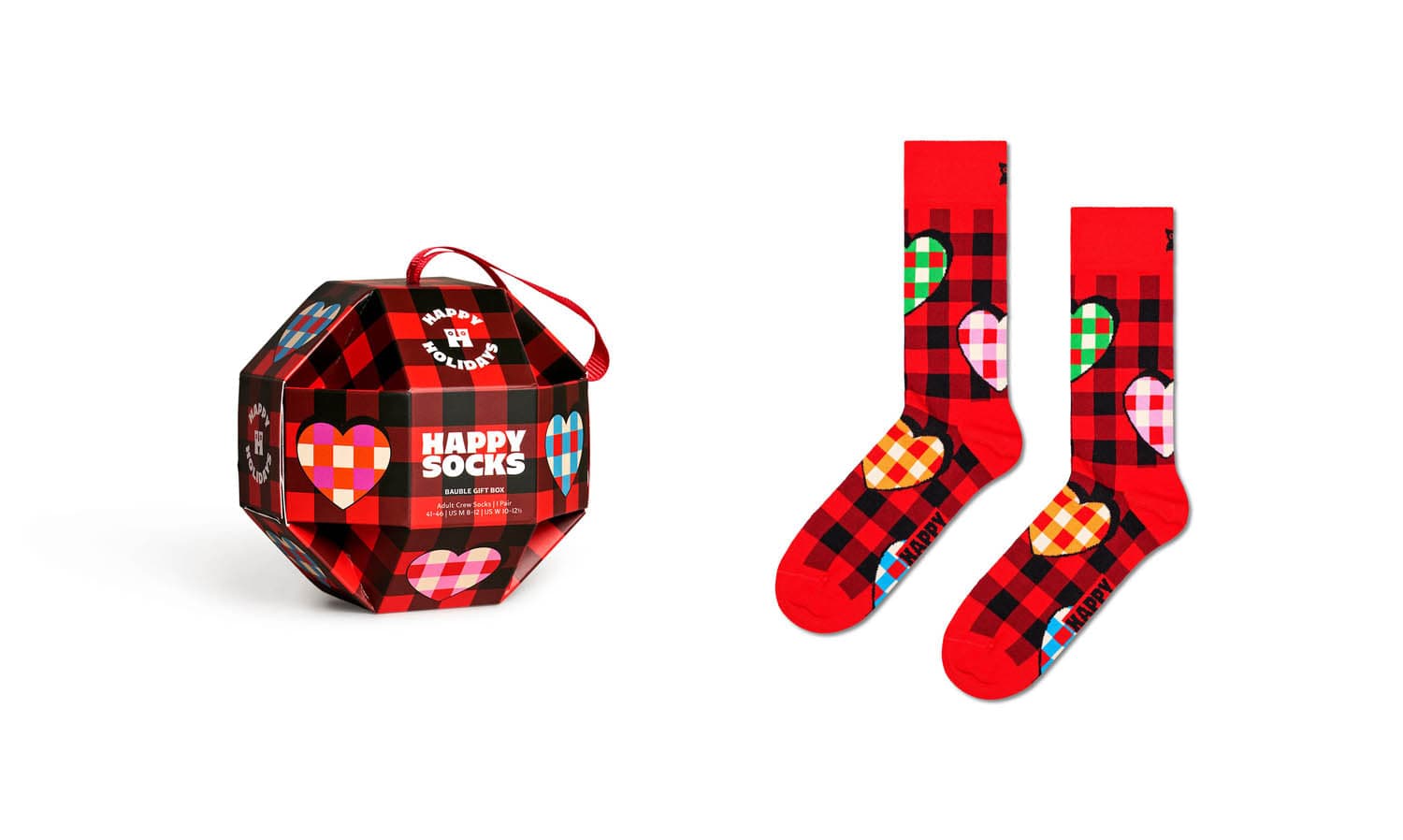 happy socks calze 1 PACK BAUBLE SOCK GIFT BOX