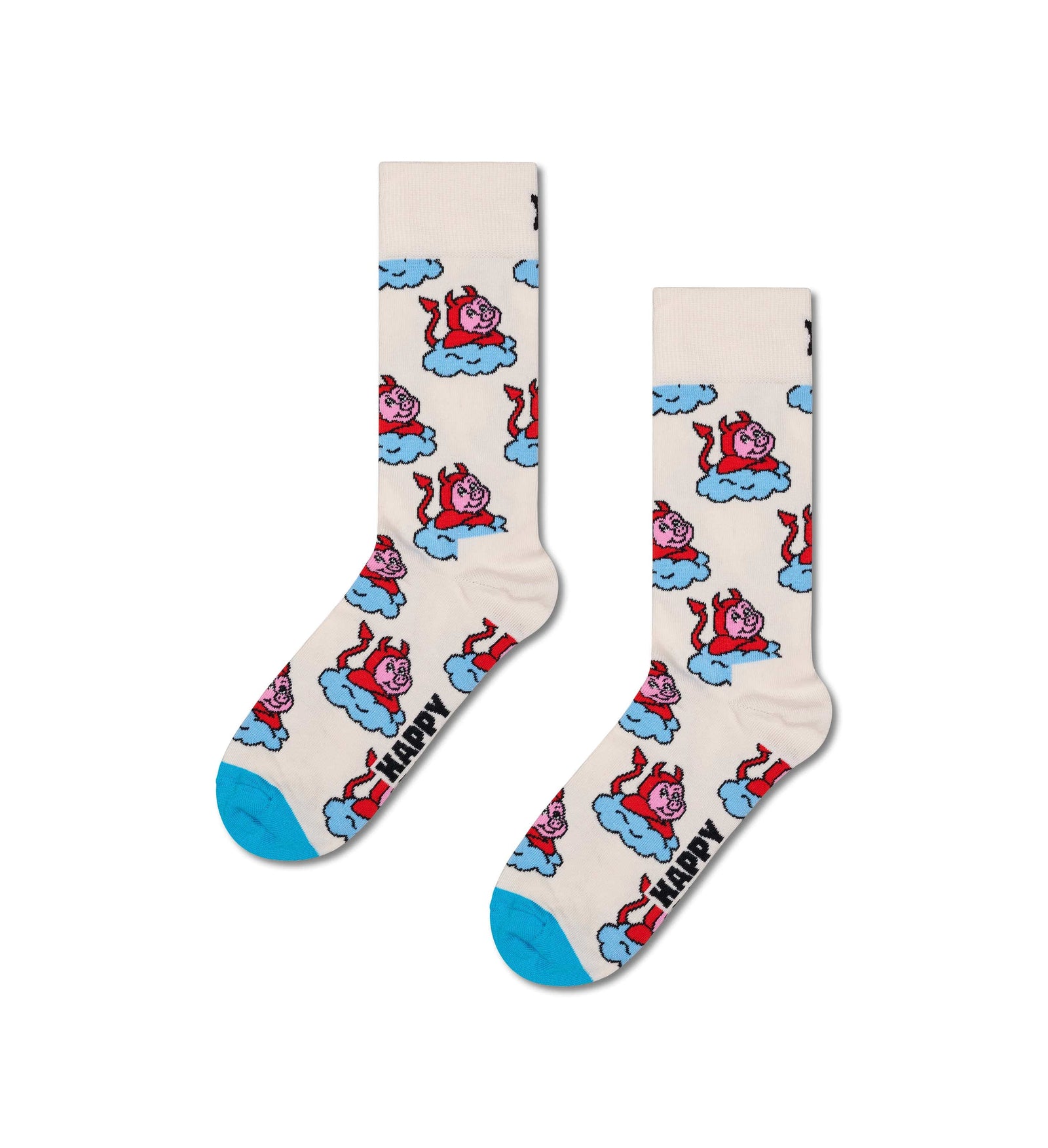 happy socks calze 2 Pack Good Bad Pig Socks Gift Set