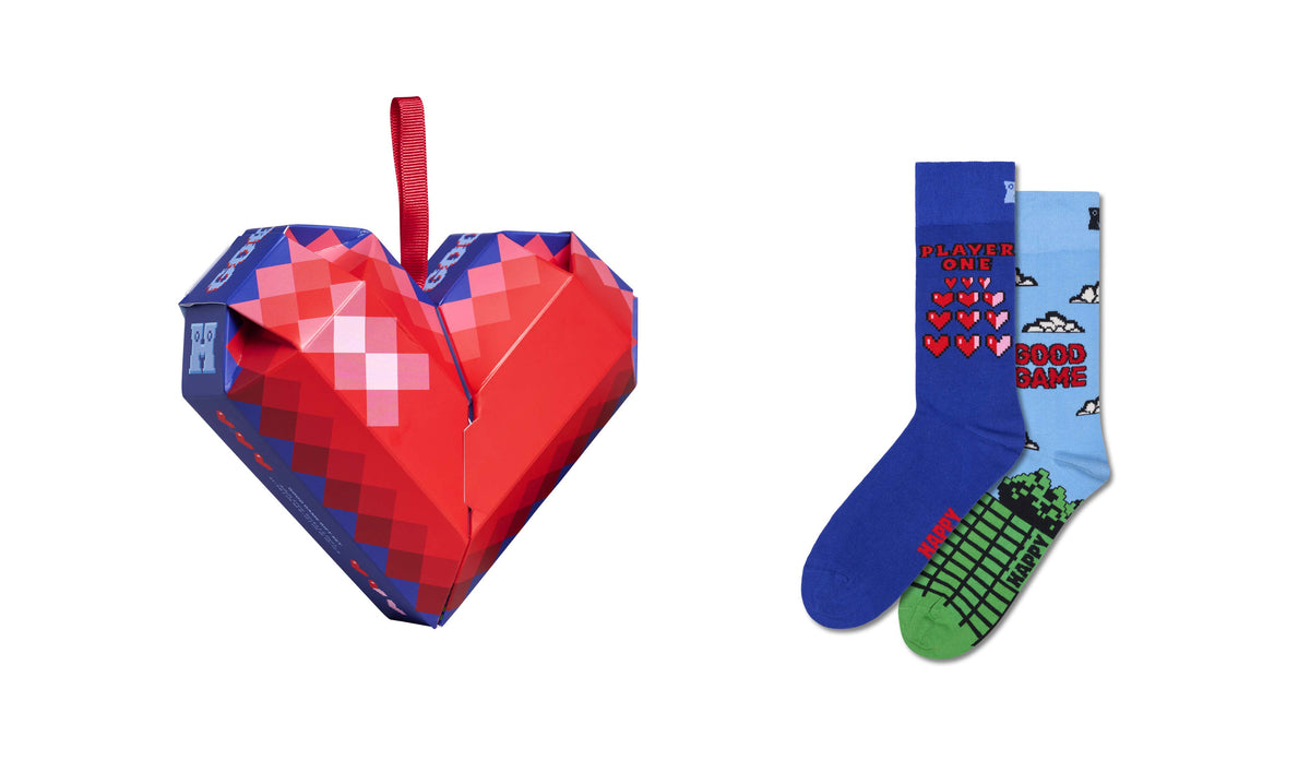 happy socks calze 2 Pack Good Game Socks Gift Set