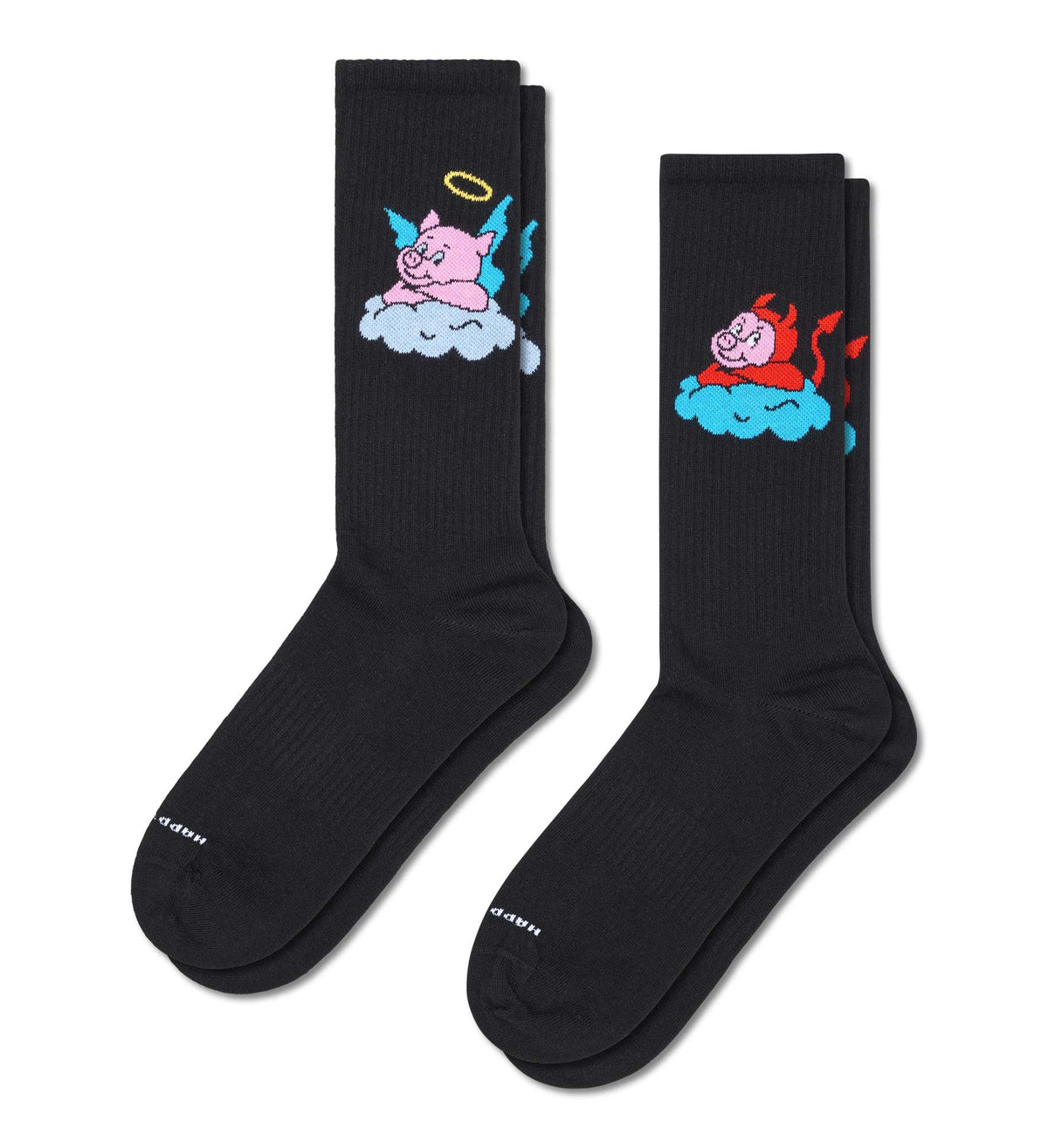 happy socks calze 2 Pack Good Pig Sneaker Socks