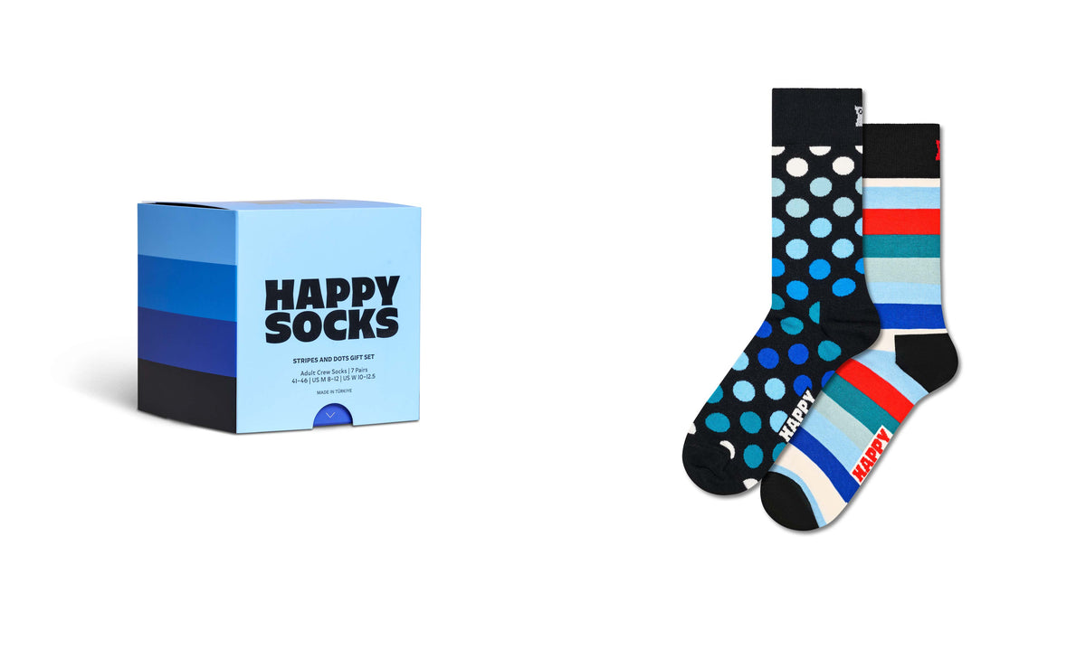 happy socks calze 2 Pack Graphic Socks Gift Set