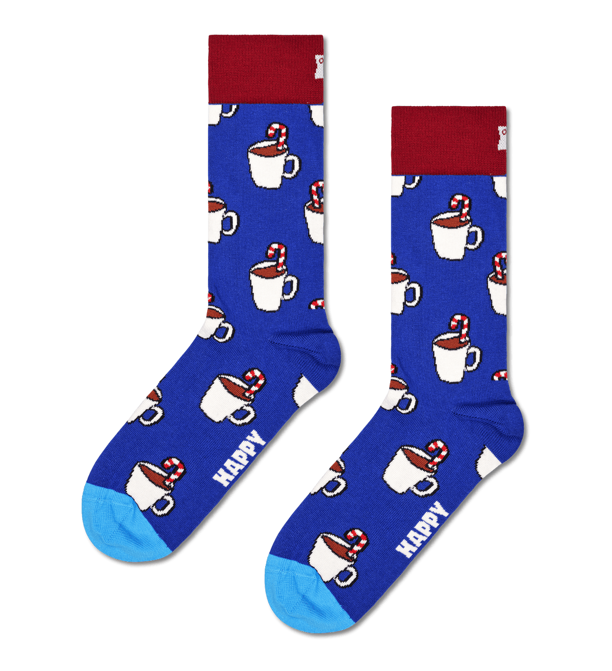 happy socks calze 2 Pack Holiday Striped Cracker Gift Set