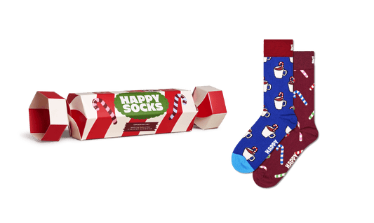 happy socks 2 Pack Holiday Striped Cracker Gift Set foto 4