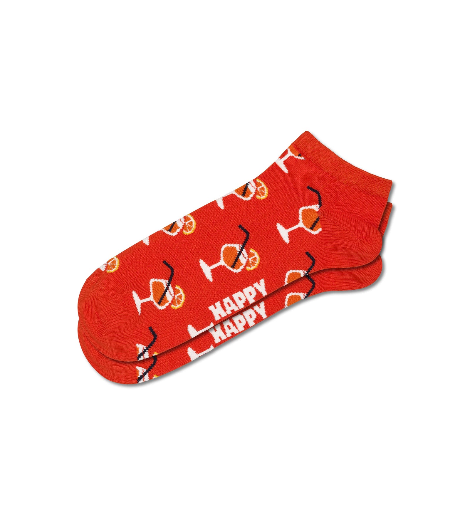 happy socks calze 2 Pack Orange Spritz Lemon Low Socks