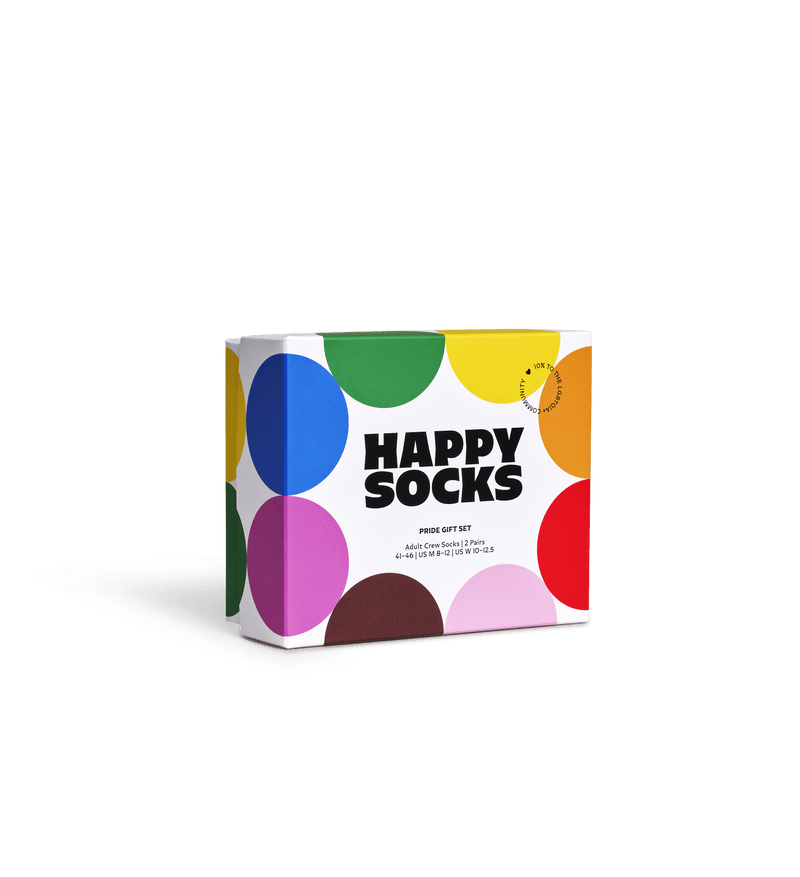 happy socks calze 2 Pack Pride Gift Set