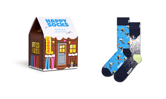 happy socks 2 Pack Skiing Chalet Gift Set foto 4